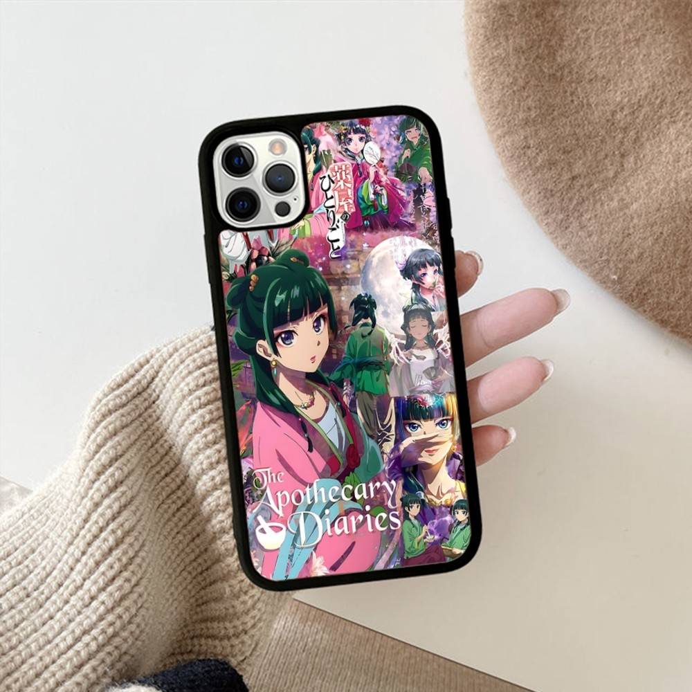 Anime The Apothecary Diaries Phone Case For Iphone 11 12 13 14 15 Pro Max 17 16 Plus Hard PC+TPU Back Cover