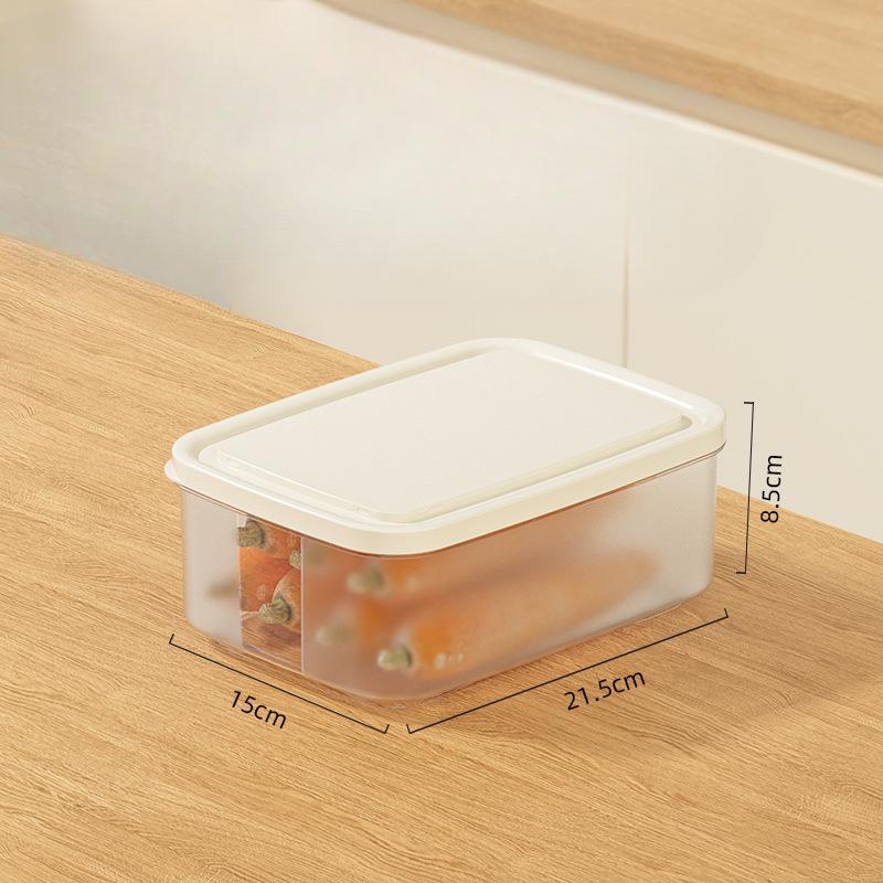 Cream-style Refrigerator Preservation Box Kitchen Food Freezing Sealed Preservation Box Food-grade Plastic Storage Box