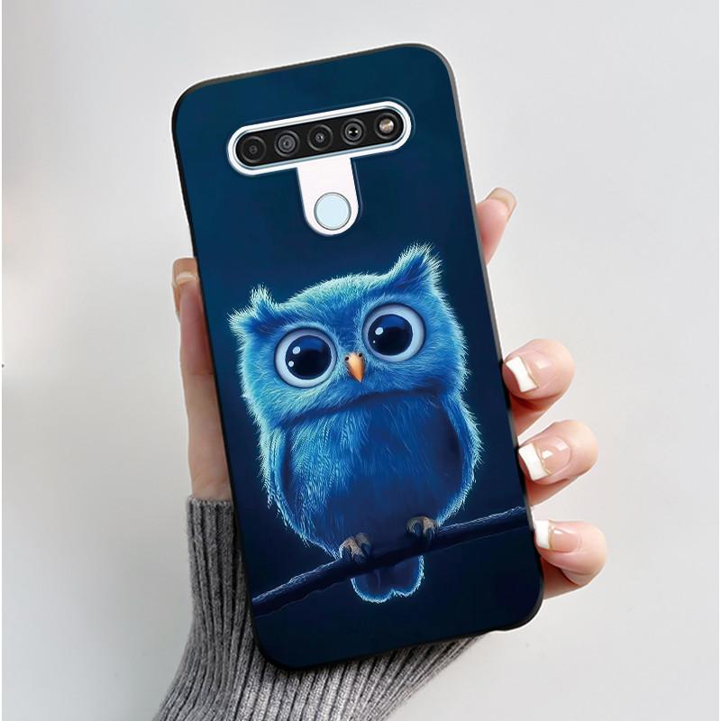 Luxury Cute Cool Boys Girls Case For LG K61 Q61 Q70 Phone Case Black Matte Soft Silicone Back Cover Protective TPU Bumper Shell