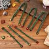 Lifelike Christmas Greenery 11.8 Inch Garland Ties for Banister Bells, Decorative Twist Ties, Reusable Indoor Party Ornament Wall Artificial
