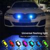 Motorcycle Warning Light Rechargeable Self-adhesive Memory Function Multi-modes Electric Scooter Signal Indicator