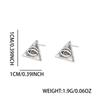 Stud Earrings Men's Trendy Ear Buckles Personalized Versatile Earrings Women's High-end Jewelry Accessories Earrings