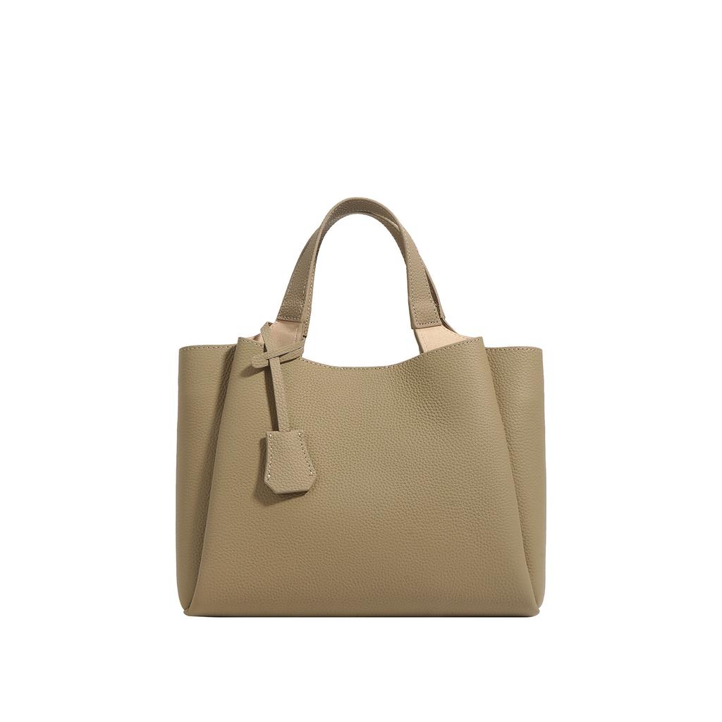 New leather women's tote bag, large bag, mom bag, simple commuter handbag, shoulder and crossbody bag