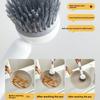 Press Out Liquid Refillable Liquid Washing Brush Dishwashing Brush  Kitchen Pots Dishes Sink
