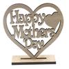 Embellishments Wood Cutouts Mother Day For Mom Hollow Ornament Heart Plaque Plaque Gift Ornament