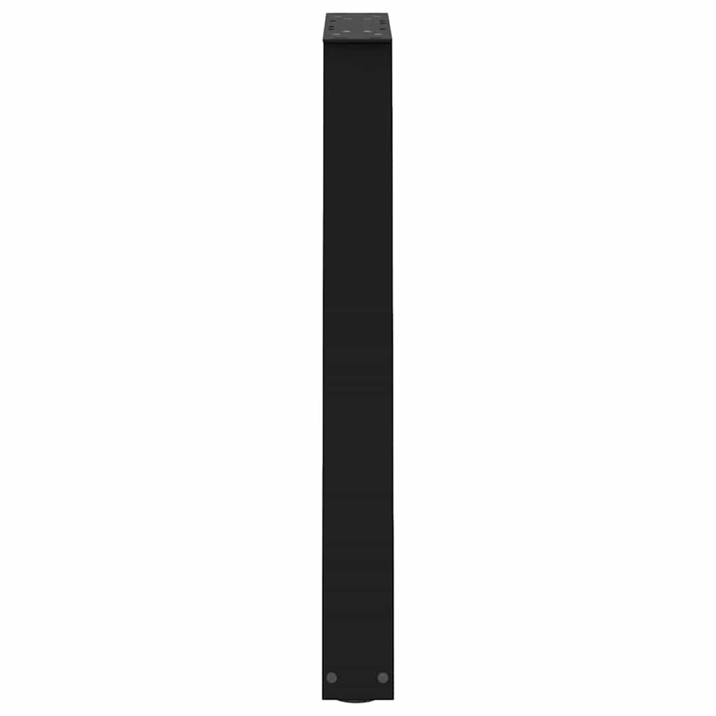 Vidaxl Nogi Do Stolika Kawowego, 2 Szt., Czarne, 60X(72-73) Cm, Stal