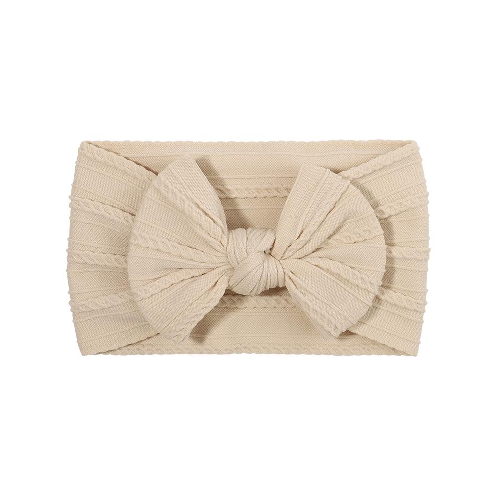 PANTONE Solid Color Bows Headband for Baby Girls Elastic Hair Band Cotton Bowknot Turban Kids Headwear Baby Hair Accessories