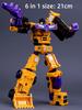 Baohaixing MINI 21CM New Transformation Toys 6 In 1 Devastator Action Figure Robot Engineering Vehicle Model Gift Child Kid