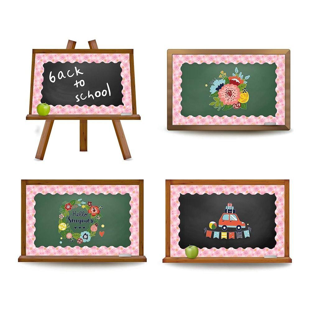 Christmas Candy Border Decorative Sticker  for Home Party DIY Wall Decoration