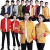 Men's Double-Sided Chinese Hanfu Tang Suit Outerwear for Stage Performance