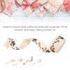 2Pcs Printed Cartoon Polyester Cotton Ribbon for  Craft Christmas Wedding Gifts Wrapping Decorati