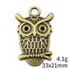 Big Owl Pendant Wings Charms For Forest Bird Theme DIY Bracelet Necklace Jewelry Making Supplies For
