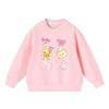 B.Duck Girl's Cartoon Print Long Sleeve Sweatshirt