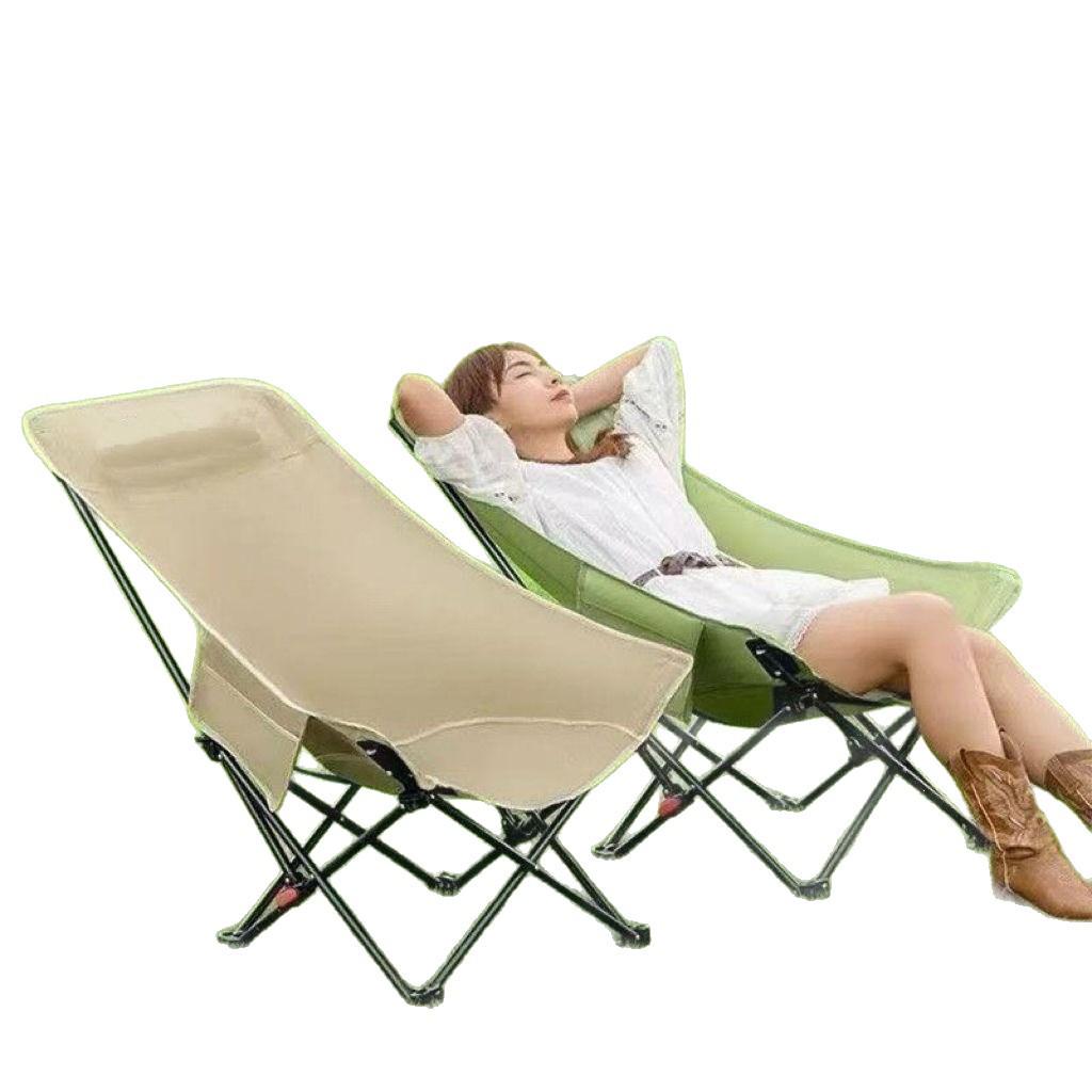 Portable Moon Chair: Folding Outdoor Recliner for Camping, Beach, Picnic & Fishing