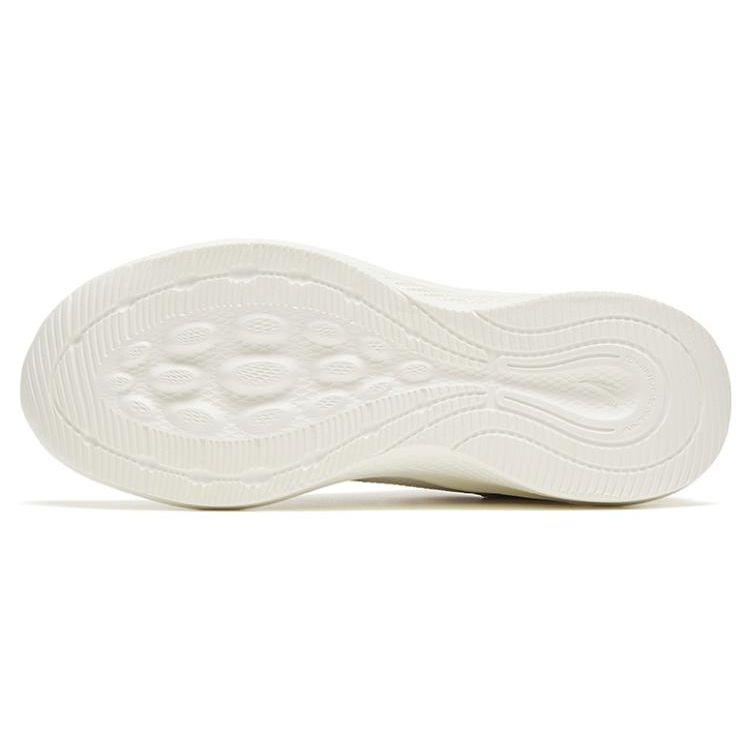Anta Walking Trendy Non-Slip Durable Low-Top Running Shoes Women Sneaker White Gray 922525558F-6