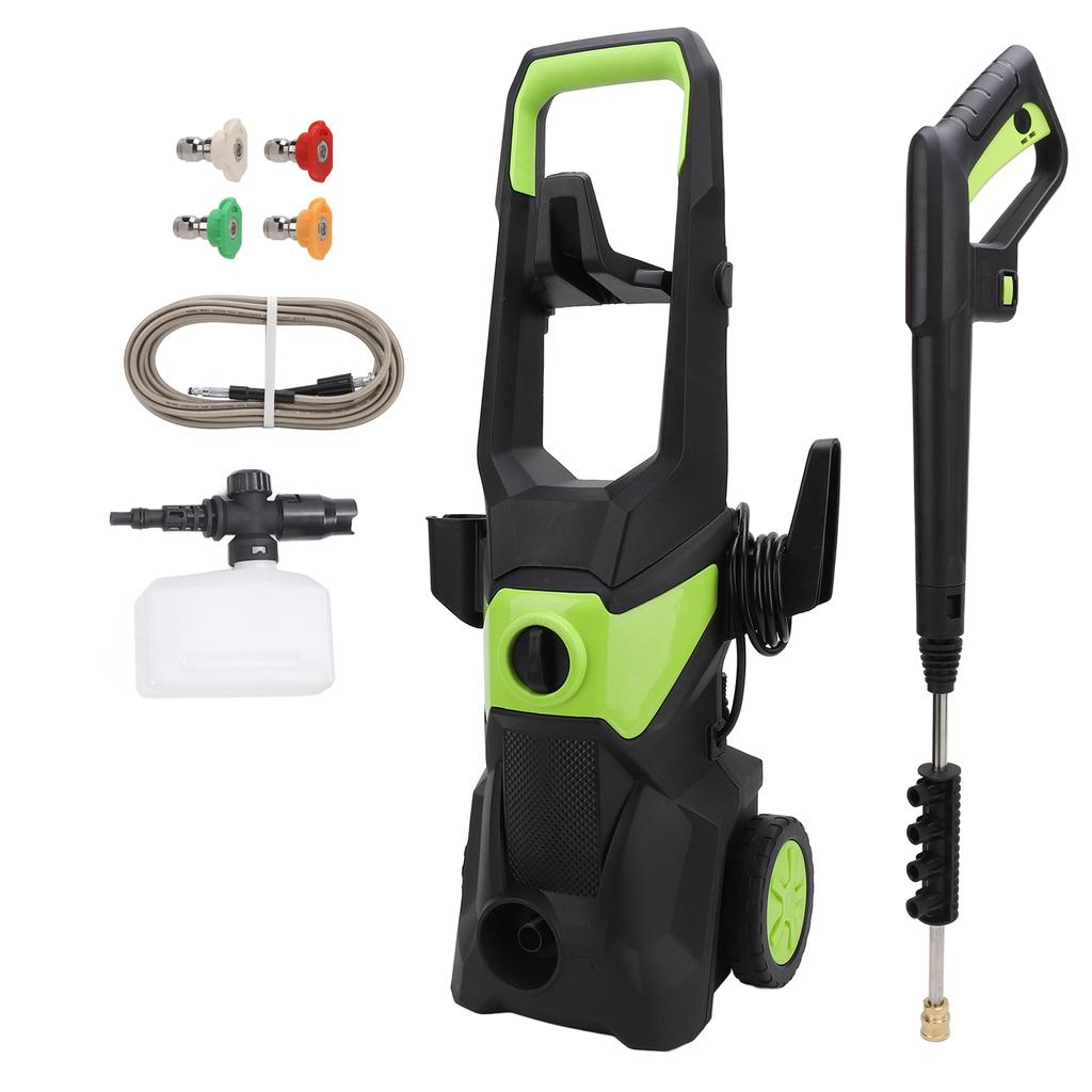 Electric Pressure Washer 4000PSI 2.5GPM High Pressure Washer with 4 Nozzles 32.8ft Hose for Terrace Deck Fence Car RV Boat