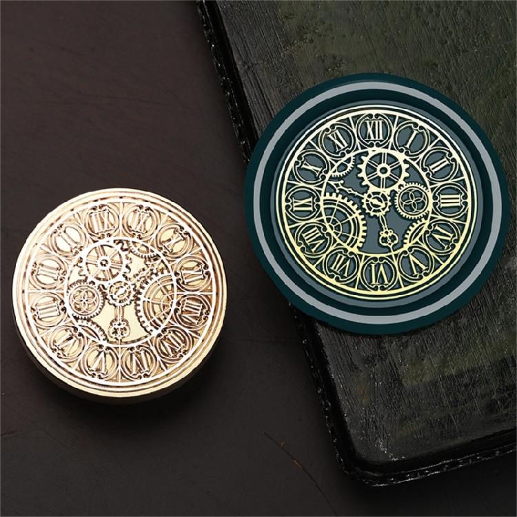 Compasses Wax Seal Stamp for Album Cards Photo Scrapbooking Wedding Decorations Astronomical Series Sealing Waxed Stamp