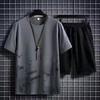 Summer Quick Drying Men's Sets Fashion Tracksuits Casual Breathable Short Sleeve 3D Printed Sports T-shirt+Shorts Basketball Set