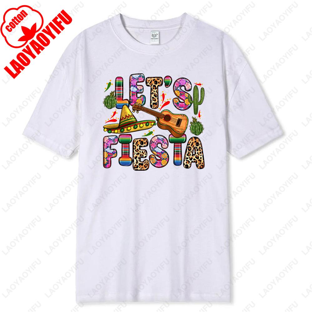 

Happy Cinco De Mayo Day Mexico Skull Guitar Sombrero Flower TShirt Comfortable Soft Cotton Print Unisex Tops Fashion Funny Tees 4XL