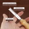 4/6/8mm Leather Edge Beveler Tool, Wide Head Leathercraft Edge Skiving Beveler, Leather Edge Cutting Trimmer, DIY Craft Tool