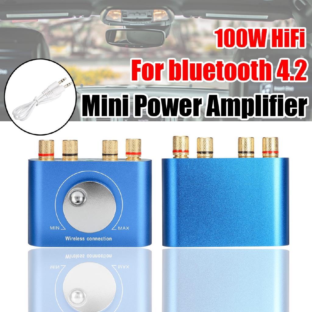 12V 100W Nobsound Mini Bluetooths 4.2 Digital Amplifier Hifi Stereo Home Audio Power AMP