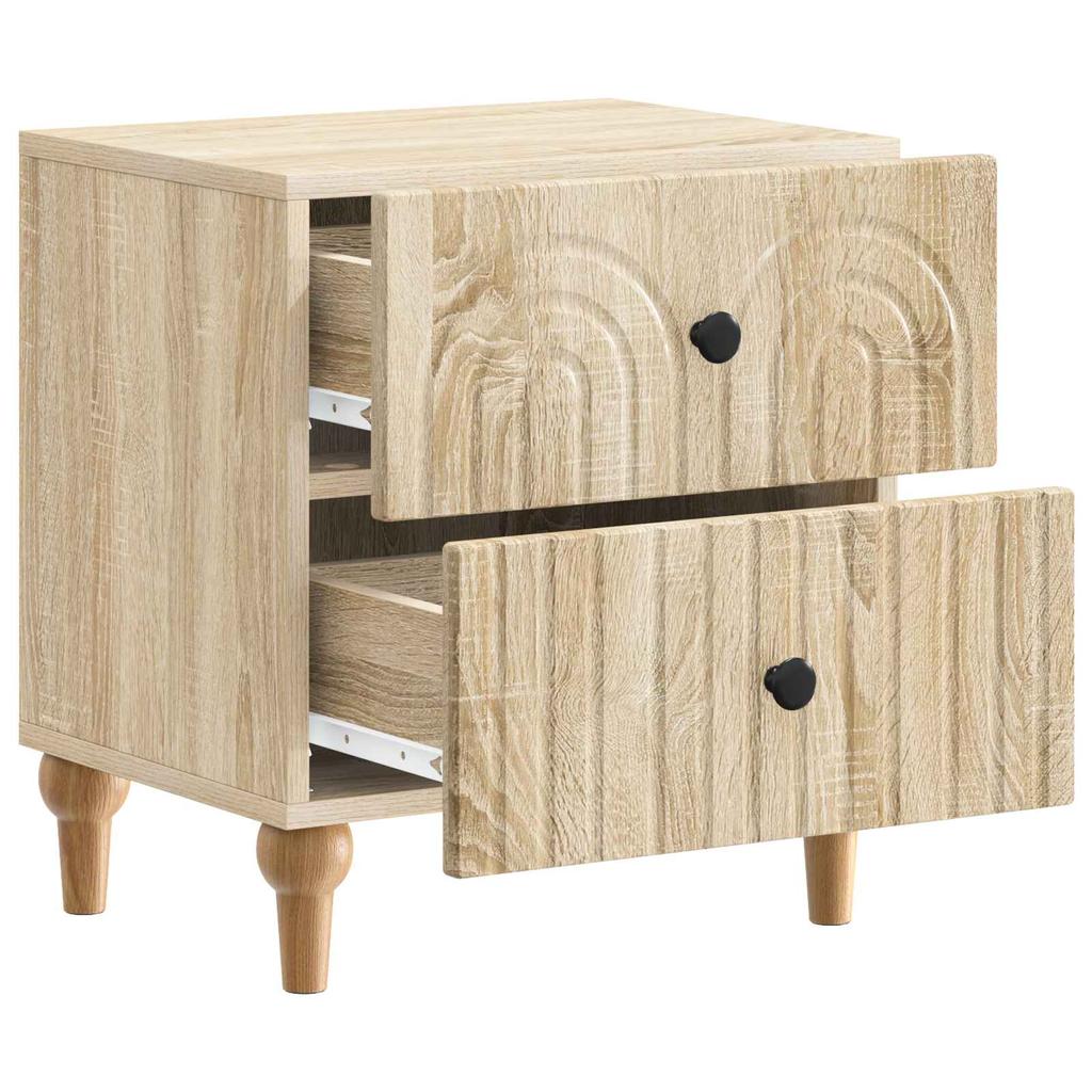 Nightstand Sonoma Oak 43 x 34.5 x 48 cm Particleboard