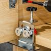 1pc Adjustable Stainless Steel Woodworking Cabinet Door Installation Locator, Multi-Functional 201 Stainless Steel Auxiliary Positioning Tool