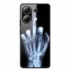For Xiaomi Redmi Note 13 Pro 4G 6.67"Tempered Glass Cases Silicone Bumper Hard Back Covers for Redmi Note13 4G 6.67" Phone Cases