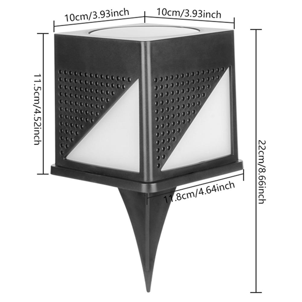 LED Fence Street Column Lamp Waterproof High Brightness Patio Fence Gate Lamp Villa Garden Street Lamp for Lawn Pathway Driveway