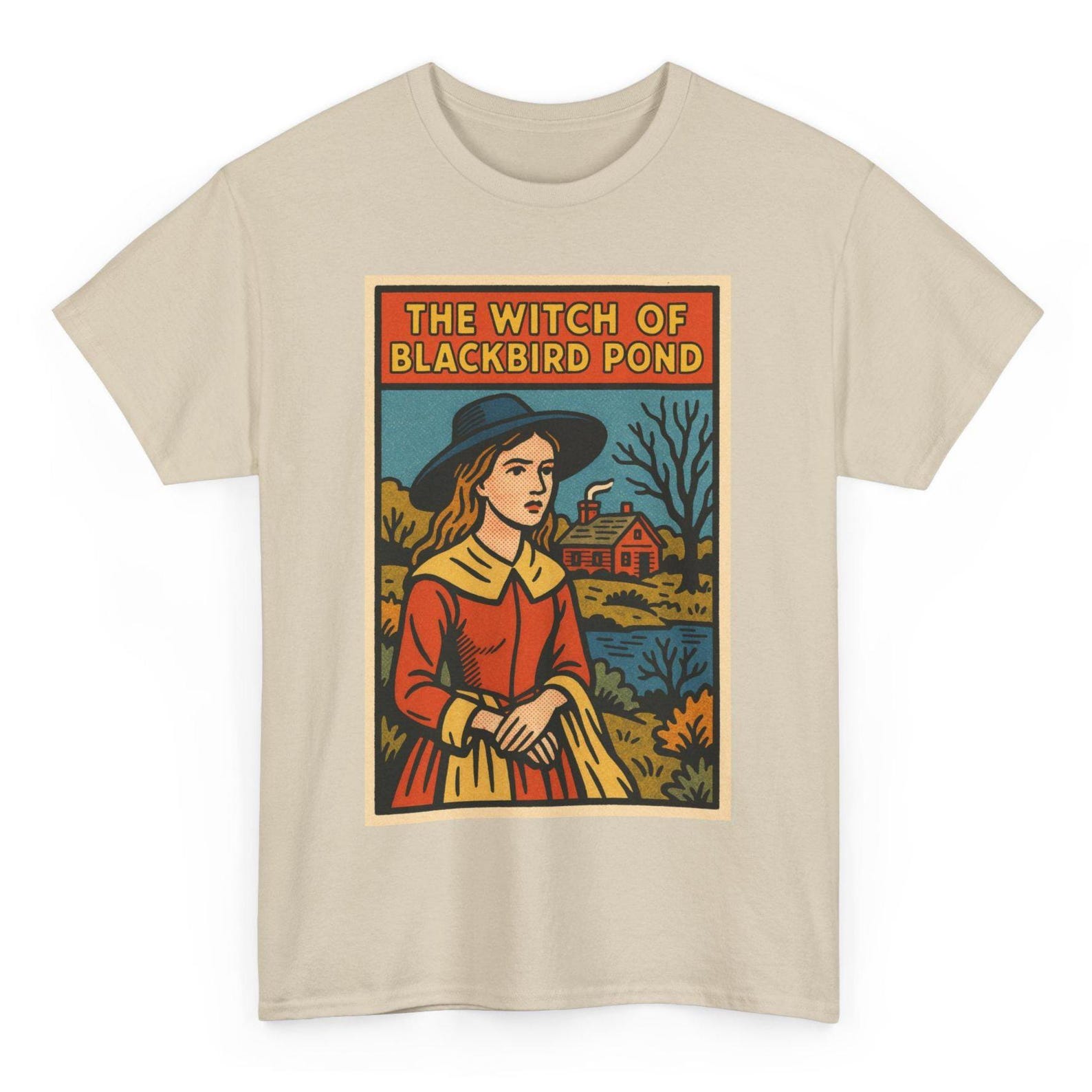 The Witch of Blackbird Pond T-Shirt: Retro Comic Book Literary Tee 4XL