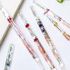 Signature Pen Dried Flower Design Strong Ink Absorption Lightweight Vintage Glass Pen Set Birthday Gift