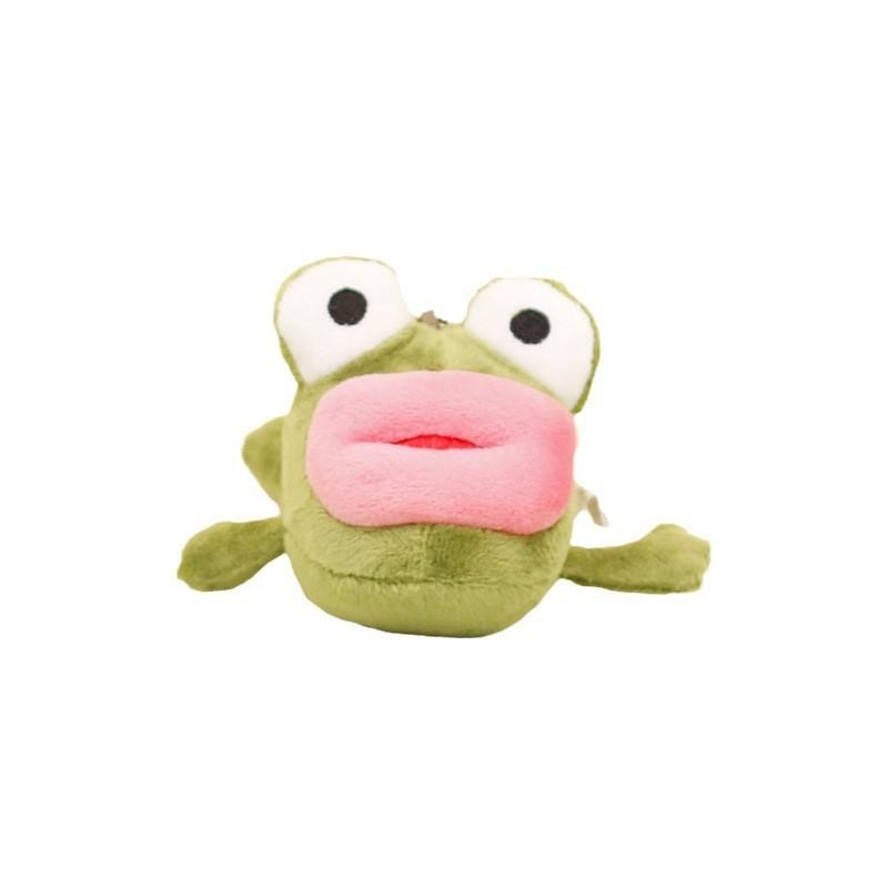 Adorable Plush Frog Keychain Cute Cartoon Animal Doll Bag Charm 10cm Tall