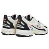 New Balance NB 828 Fabric Synthetic Leather Retro Versatile Low-Top Lifestyle Casual Shoes Unisex Sneaker White Black ML828NC
