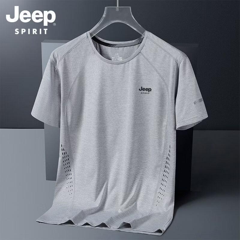 Мужская летняя дышащая футболка Jeep Spirit с быстрым высыханием 5XL
