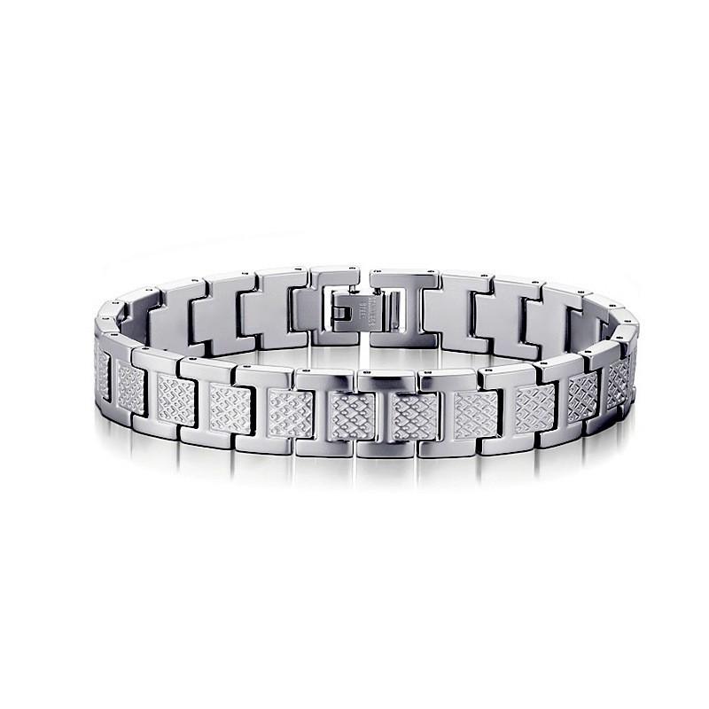 Adjustable Stainless Steel Crocodile Charm Bracelet Men Women 18K Gold Plated Titanium Fashion OL Style