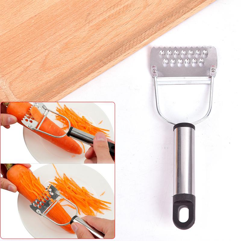 1PCS Stainless Steel Cucumber Carrot Peeler Planing Grater Kitchen Gadget