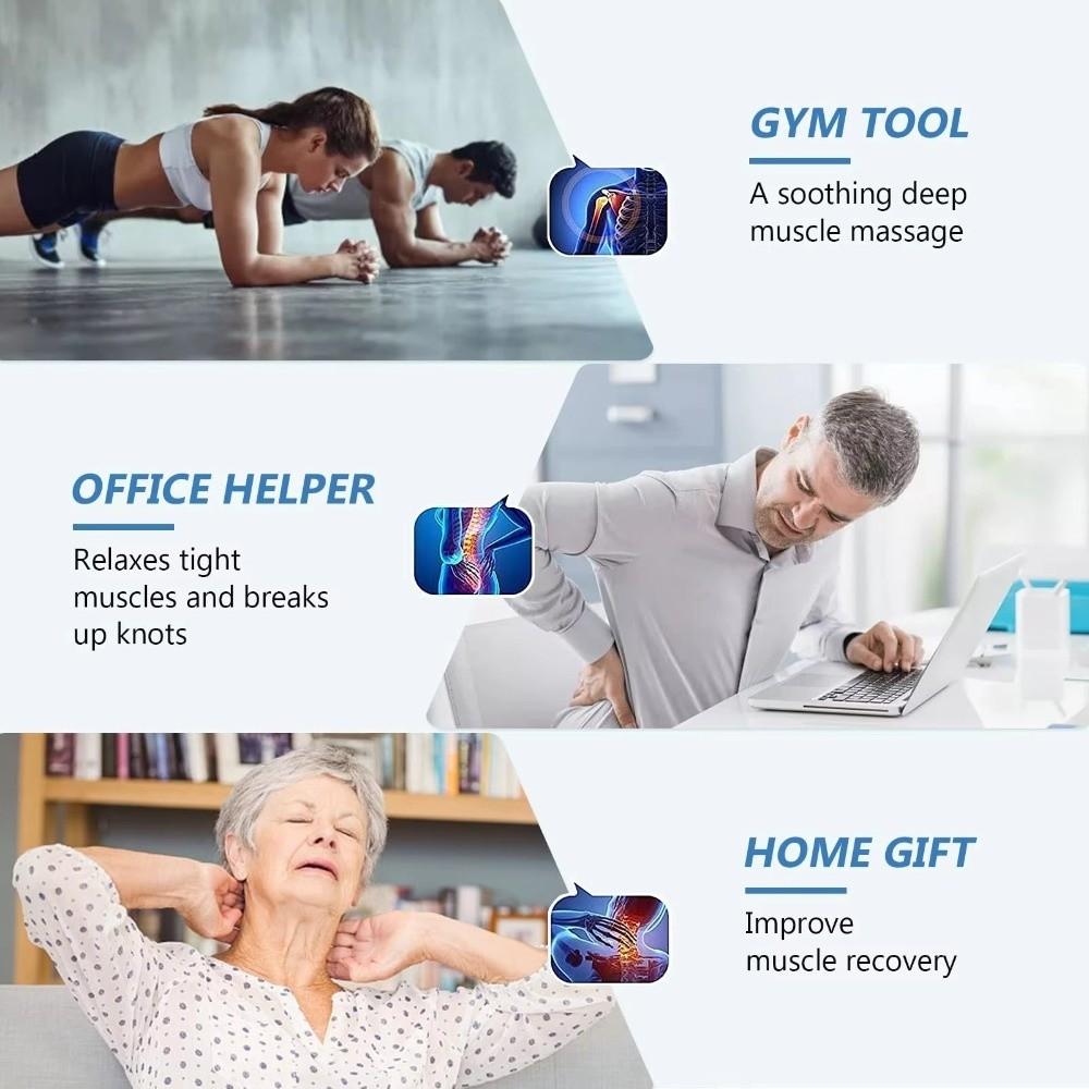 360 Degree Spin Design Manual Massage Roller Mini Self Massage Tool Back Shoulders Foot Massage