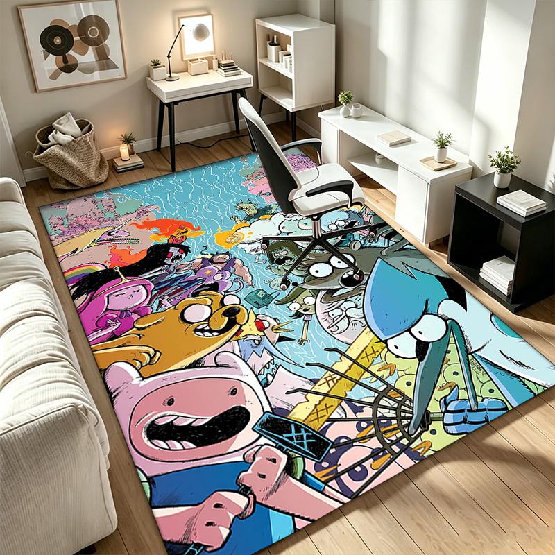 Adventure Time  A rug suitable for office chair areas living rooms and computer desks perfect for home offices and an ideal holiday gift