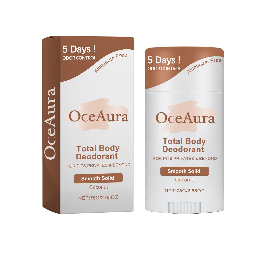 Oceaura Coconut Scented Body Deodorant Stick For Long Lasting Freshness And Odor Control
