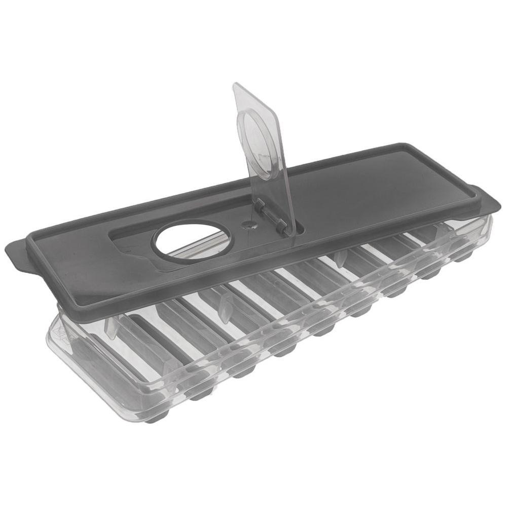 Orion Flexible-Bottom Plastic Ice Cube Tray for Oblong Ice Cubes 26.5 x 9.5 cm