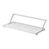 Jitsugyo 10581 Escorredor Estreito para Pia com Bandeja de Silicone Branco L55,2 x P24,5 x A3,1cm Tower Garrafas de Água Louça Suporte Móvel Barra