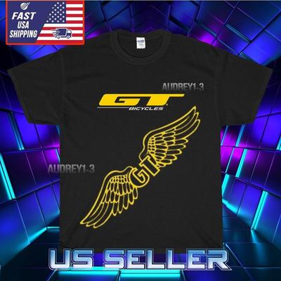Unisex Shirt Cotton Oversize Large Size NEW SHIRT GT BICYCLES BIKE LOGO T-SHIRT UNISEX FUNNY AMERICAN USA SIZE S-5XL