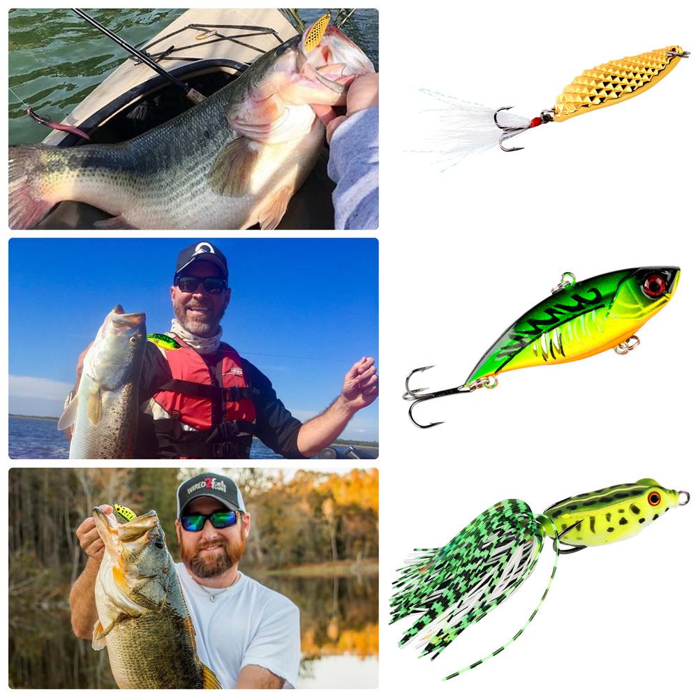 Fishing Lures Fishing Bait Artificial Lures Bait with Box Full Kit Fishing Accessories