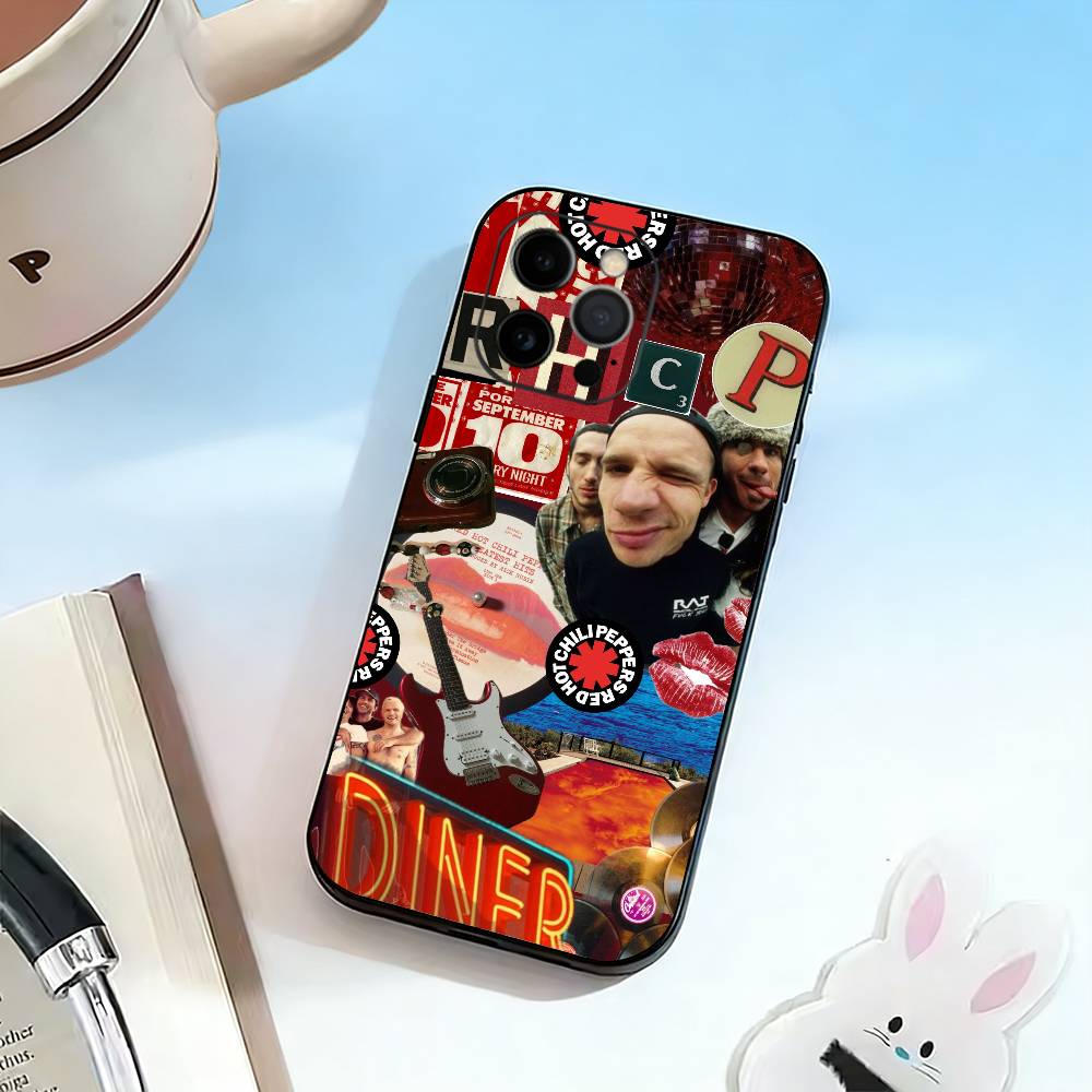 R-Red Hot Chili Peppers Phone Case Silicone Soft For IPhone 17 16 15 14 13 12 11 X XR Plus Pro Max Plus