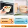 ZLIII Disposable Corn Starch Round Food Containers