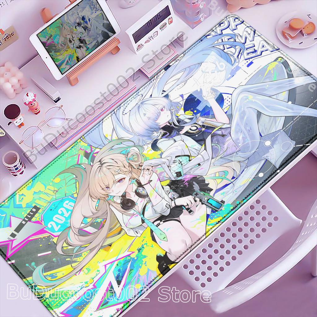 New Wuthering Waves Aemeath Changli Mouse Pad Laptop Anime Gaming Keyboard Rug Large Extended Desk Mat PC Gamer Cabinet Mousepad