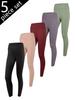 High Waist Yoga-Hose - Gerades Bein, Lockerer Schnitt, Hohe Elastizität, Po-Hebend, Outdoor-Fitness für Damen
