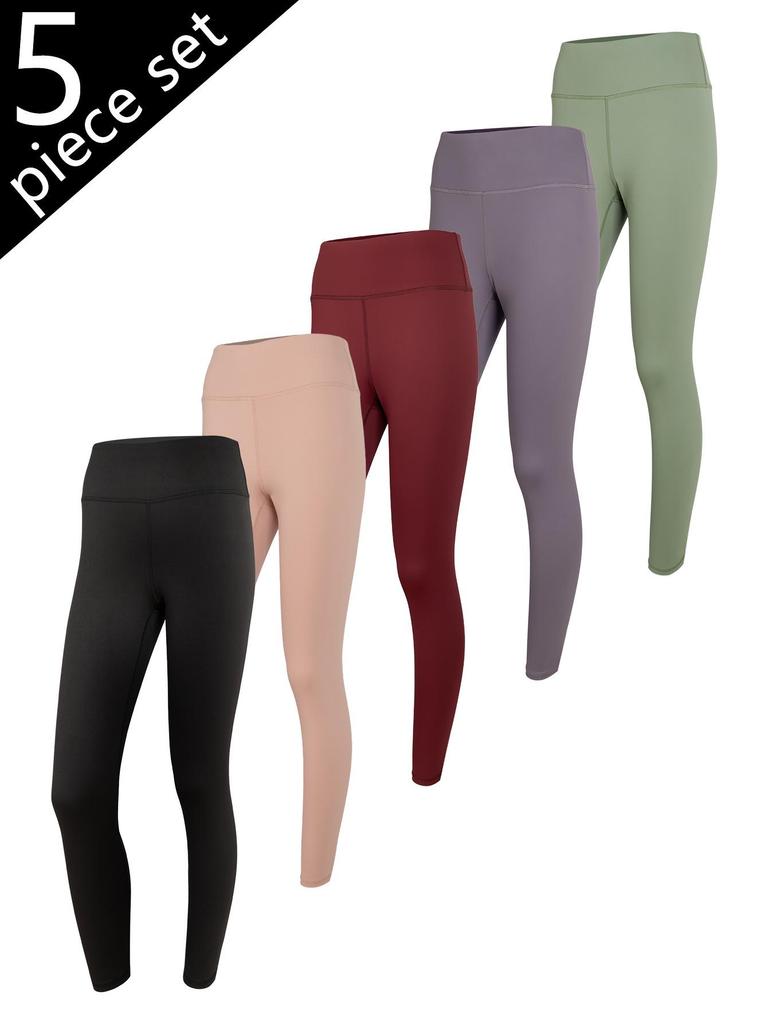 High Waist Yoga-Hose - Gerades Bein, Lockerer Schnitt, Hohe Elastizität, Po-Hebend, Outdoor-Fitness für Damen