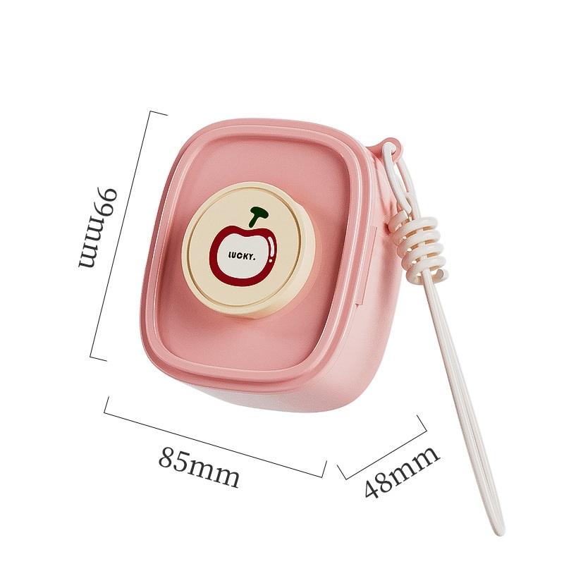 

Convenient Multi Data Cable Storage Box Lipstick Makeup Organizer Desktop Neatness Portable Carry Handle Design With Stand розовый