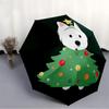 1pc Christmas Cute Dog Fashionable Auto Opening/Closing Folding Umbrella with 8 Bones, Windproof Portable, Daily Use153